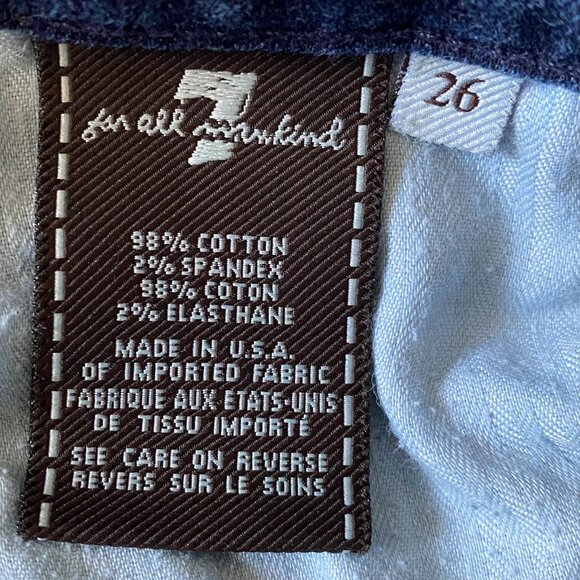 7 for all mankind Crop Dojo Jean- Dark Wash - Picture 5 of 5